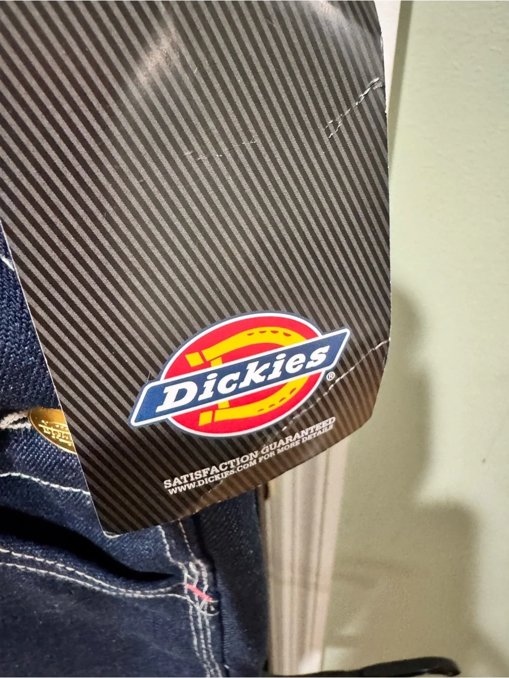 Dickies Men’s denim work overalls NWT. 52X30